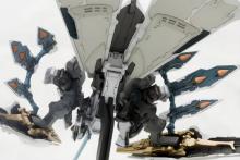 Kotobukiya Ikaruga Hitekkai Silver Chicken (White) 1/144 Scale Plastic Model Kit, Approximately 155mm Long