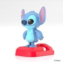 Aoshima Bunka Kyozai Rakupla Tocotoko No. DP-16 Disney Character Stitch Pre-Colored Plastic Model