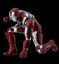 GOOD SMILE COMPANY Marvel Studios The Infinity Saga DLX Iron Man Mark 5 1/12 scale ABS & PVC & zinc alloy & other metal painted action figure