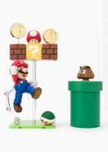 TAMASHII NATIONS SHFiguarts Super Mario Playset (SUPER MARIO) ABS & PVC Painted Finished Figure