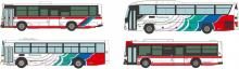 Tomytec The Bus Collection Bus Collection Meitetsu Bus Special 12 pieces BOX Diorama supplies