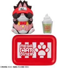 MegaHouse MEGA CAT PROJECT NARUTO Nyarult! MEGACAT DINNER (BOX) Approximately 30mm PVC Pre-painted Finished Figure
