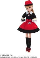Takara Tomy Licca-chan Dress LW-12 Sushiro Dress Set, Dress-Up Play Toy for Ages 3 and Up