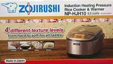 Overseas Pressure IH Rice Cooker Zojirushi NP-HJH10 5 Go Cooking 220V SE Plug Made in Japan