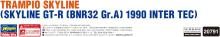 Hasegawa 1/24 Trampio Skyline (Skyline GT-R BNR32 Gr.A specification 1990 InterTEC) Plastic Model Kit 20791
