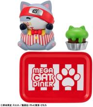 MegaHouse MEGA CAT PROJECT NARUTO Nyarult! MEGACAT DINNER (BOX) Approximately 30mm PVC Pre-painted Finished Figure