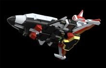 Brave of the Sun Fighbird THE Gattai Grandbird Non-scale plastic painted action figure