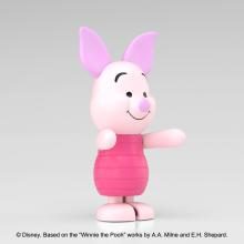 Aoshima Bunka Kyozai Rakupla Tocotoko No. DP-14 Winnie the Pooh Piglet Pre-colored plastic model