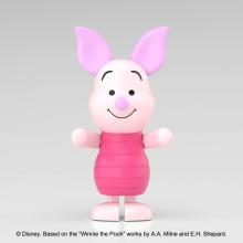 Aoshima Bunka Kyozai Rakupla Tocotoko No. DP-14 Winnie the Pooh Piglet Pre-colored plastic model
