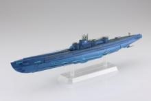 Aoshima Bunka Kyozai (AOSHIMA) 1/350 Scale Ars Nova Submarine Blue Steel I-401, Approximately 260mm, PS Plastic Model