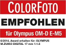 OLYMPUS single focus lens M.ZUIKO DIGITAL 17mm F1.8 silver