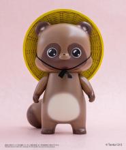EMBER TOYS Two-tailed Fox Chibi Creature Pon-Kichi Non-scale Painted Soft Vinyl Figure