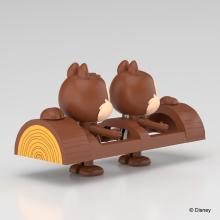 Aoshima Bunka Kyozai Rakupla Tocotoko No.DP-12 Disney Character Chip & Dale Pre-Colored Plastic Model