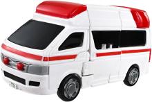 TAKARA TOMY Tomica Job Laborer TJB03 Medibraver Toyota Himedic Ambulance Mini Car Toy for ages 3 and up