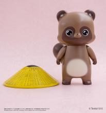 EMBER TOYS Two-tailed Fox Chibi Creature Pon-Kichi Non-scale Painted Soft Vinyl Figure