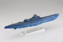Aoshima Bunka Kyozai (AOSHIMA) 1/350 Scale Ars Nova Submarine Blue Steel I-401, Approximately 260mm, PS Plastic Model