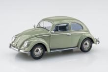 Aoshima Bunka Kyozai (AOSHIMA) 1/32 Scale Rakupla Snap Kit No. 20-RG Volkswagen Beetle (Lead Green) Pre-Colored Plastic Model Kit