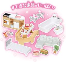 Takara Tomy Licca-chan Talking Auto-Lock Two-Story Grand Maison Dress-Up Pretend Play Toy for Ages 3 and Up