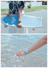 CASIO Baby-G Beach ROXY Collaboration Model BGD-565RX-2JR Green x Pink