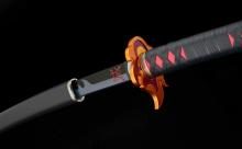 TAMASHII NATIONS PROPLICA Demon Slayer: Kimetsu no Yaiba Nichirin Sword (Tanjiro Kamado) Kyojuro Rengoku's Tsuba ver. Approx. 880mm ABS & Diecast Painted Finished Figure