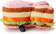 Disney Character Nui Pan Plush Toy S Sandwich Piglet Plush Toy Height approx. 13cm