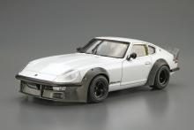 Aoshima Bunka Kyozai 1/24 The Model Car Series No.128 S30 Fairlady Z Aero Custom Ver.2 75 Plastic Model (Car)