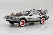 Aoshima Bunka Kyozai (AOSHIMA) Movie Mecha No. BT-03 Back to the Future Part III Time Machine 1/24 Scale Plastic Model (Car)