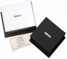SEIKO Chronograph Watch Genuine Leather Belt Set Domestic Seiko Regular Distribution White Deep Brown SND363P1-DB
