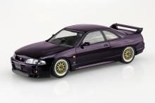 Aoshima Bunka Kyozai (AOSHIMA) Rakupla Snap Kit No. 21CU-MP Nissan R33 Skyline GT-R Custom Wheels (Midnight Purple) 1/32 Scale Plastic Model Kit