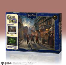Harry Potter™ Diagon Alley™ Made in Japan 1000-Piece Illuminated Jigsaw Puzzle (51x73.5cm) Thomas Kinkade Studios B-1000-850 with Glue, Spatula, and Service Card