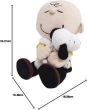 Yoshitoku SNOOPY Charlie Hug Plush Toy 182400