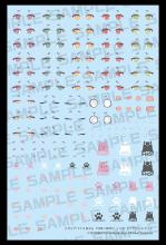 Kotobukiya Megami Device MSG PUNI☆MOFU Xiao Eye Decal Set 1/1 Scale Plastic Model