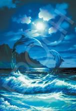 300 Piece Jigsaw Puzzle Jumping Dolphins (26x38cm)