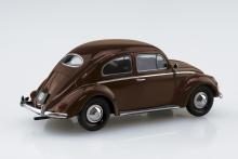 Aoshima Bunka Kyozai (AOSHIMA) 1/32 Scale Rakupla Snap Kit No. 20-TB Volkswagen Beetle (Texas Brown) Pre-Colored Plastic Model Kit
