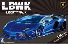 Aoshima Bunka Kyozai (AOSHIMA) 1/24 Liberty Walk No. 18 LB Works Lamborghini Aventador Ver. 2 Plastic Pre-Colored Plastic Model Kit