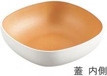Tatsumiya Sand Crest LUNCH BOWL WHITE Size: Approx. W13.5 D13.5 H8.3 52920