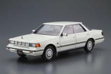 Aoshima Bunka Kyozai 1/24 The Model Car Series No.58 Y30 Cedric/Gloria 4HT V30E Brougham VIP 83 Plastic Model (Car)