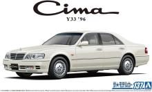 Aoshima Bunka Kyozai (AOSHIMA) The Model Car No. 137 1/24 Nissan Y33 Cima 96 Plastic Model