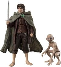 TAMASHII NATIONS SHFiguarts Frodo Baggins & Gollum (Lord of the Rings) Approx. 120mm PVC & ABS & Cloth Painted Movable Figure