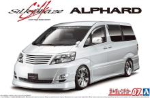 Aoshima Bunka Kyozai (AOSHIMA) The Tuned Car No. 7 1/24 Silk Blaze MNH/ANH10/15W Alphard 5 (Toyota) Plastic Model