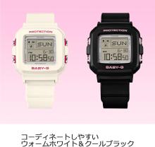 CASIO BABY-G+PLUS Watch (Official Japanese Product) BGD-10KH-7JR Women's White