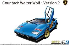 Aoshima Bunka Kyozai (AOSHIMA) The Supercar No.18 1/24 76 Wolf Countach Ver.2 Plastic Pre-Colored Plastic Model