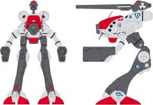 Hasegawa Super Dimension Fortress Macross Grazi 1/72 Scale Plastic Model 65734 (Robot)