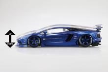 Aoshima Bunka Kyozai (AOSHIMA) 1/24 Liberty Walk No. 18 LB Works Lamborghini Aventador Ver. 2 Plastic Pre-Colored Plastic Model Kit