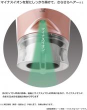 Panasonic hair dryer ionity silver tone EH-NE5A-S