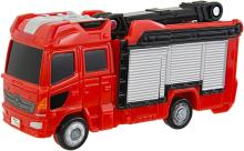 TAKARA TOMY Tomica Job Laborer TJBDX Unite Fire Braver Fire Engine & Fire Boat Combined Set Miniature Car Toy for ages 3 and up