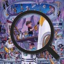 HEYE Puzzle   29790  Uli Oesterle  :  Rocket Launch  (1000 Pieces)