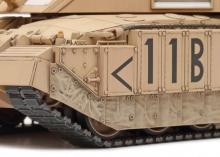 Tamiya 1/48 Military Miniature Series No.101 British Main Battle Tank Challenger 2 Iraq War Specification Plastic Model 32601 Molding Color