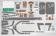 1/24 Body Painted Series (Snap Spec) No. 2 Toyota Alphard GF3.5L (Grayish Blue Mica Metallic)