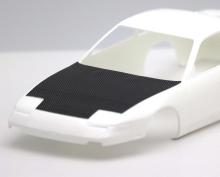 1/24 Touge Series No.24 EX-1 Nissan 180SX (RPS13 Mid-Model) (with Carbon Bonnet Decal) Plastic Model